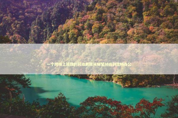 一个跨境上班族的网络救赎从频繁掉线到流畅办公 IT技术